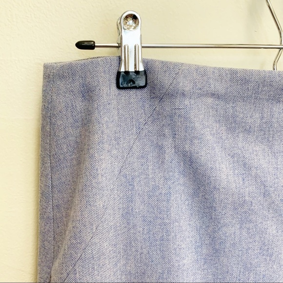 Anthropologie Elevenses Lavender Women’s Textured Knee Length Pleated Back Lined - Picture 9 of 13